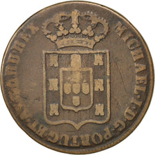 PORTUGAL, 40 Reis, Pataco, 1832, KM #391, VF(30-35), Bronze, 34.90