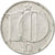 Moneda, Checoslovaquia, 10 Haleru, 1977, MBC, Aluminio, KM:80