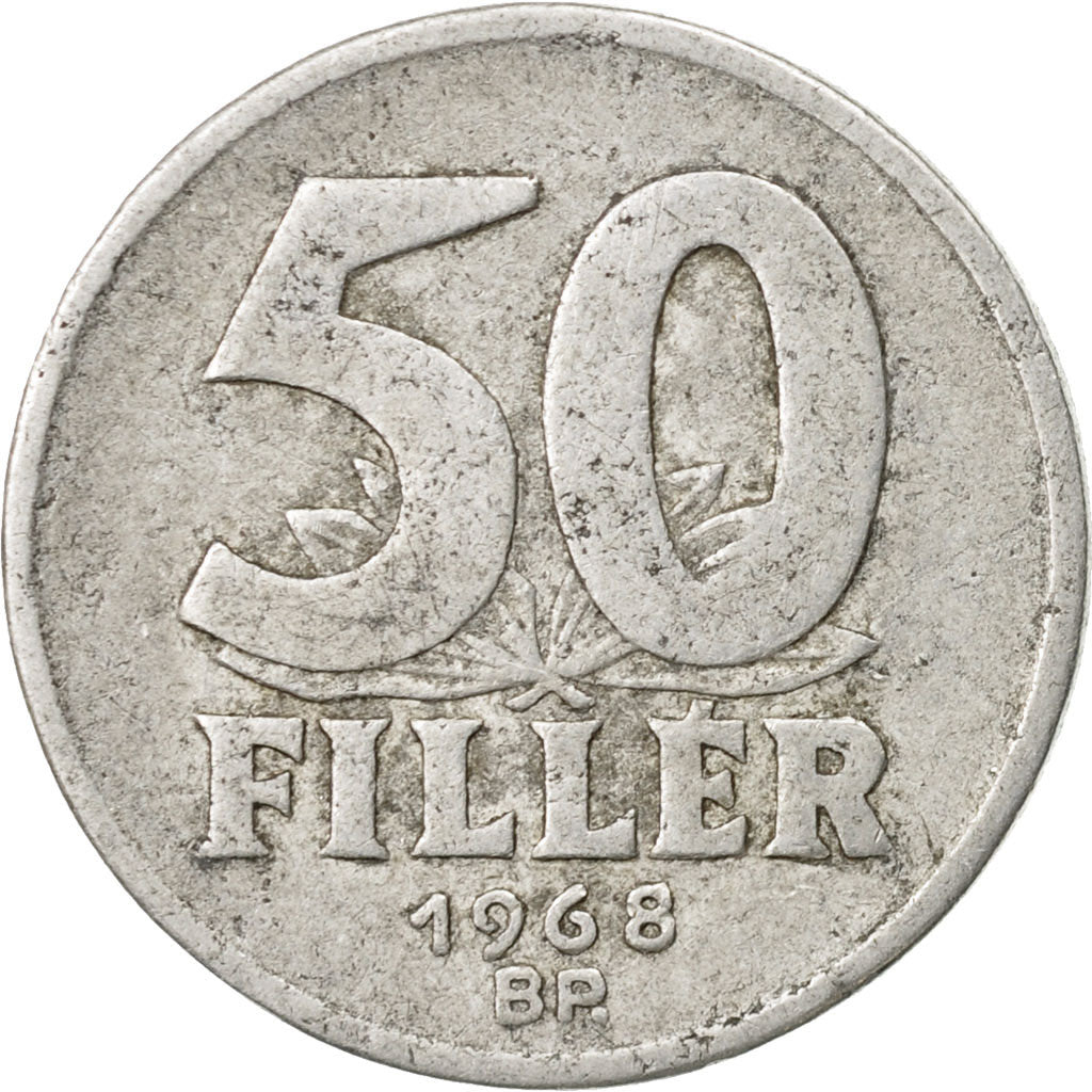 Monnaie, Hongrie, 50 Fillér, 1968, Budapest, TTB, Aluminium, KM:574
