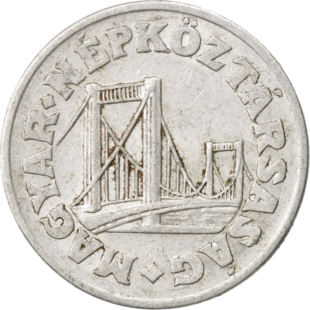 Coin, Hungary, 50 Fillér, 1976, Budapest, EF(40-45), Aluminum, KM:574