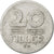 Moneta, Ungheria, 20 Fillér, 1968, Budapest, MB+, Alluminio, KM:573