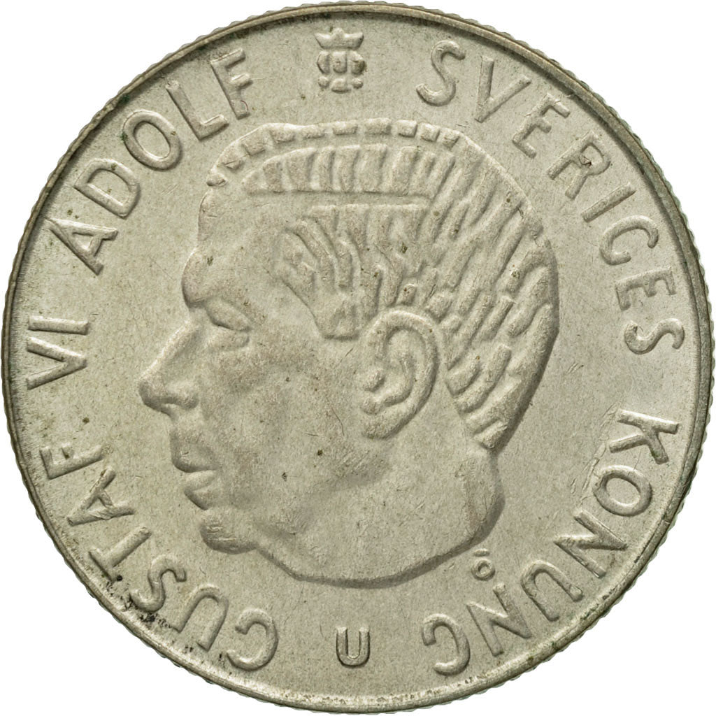Münze, Schweden, Gustaf VI, Krona, 1965, SS, Silber, KM:826