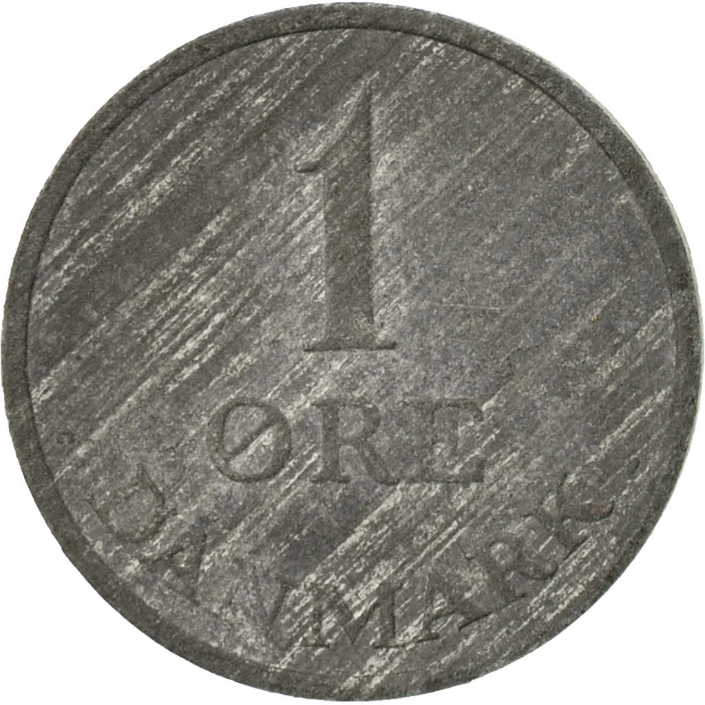 Coin, Denmark, Frederik IX, Ore, 1969, Copenhagen, VF(20-25), Zinc, KM:839.2