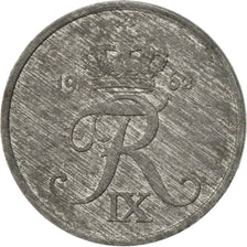 Coin, Denmark, Frederik IX, Ore, 1962, Copenhagen, EF(40-45), Zinc, KM:839.2