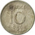 Moneda, Suecia, Gustaf VI, 10 Öre, 1956, MBC, Plata, KM:823