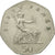 Coin, Great Britain, Elizabeth II, 50 Pence, 1982, EF(40-45), Copper-nickel