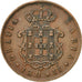 PORTUGAL, 10 Reis, 1846, KM #481, EF(40-45), Copper, 13.02