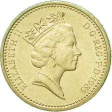 Coin, Great Britain, Elizabeth II, Pound, 1985, AU(50-53), Nickel-brass, KM:941