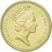 Coin, Great Britain, Elizabeth II, Pound, 1985, AU(50-53), Nickel-brass, KM:941