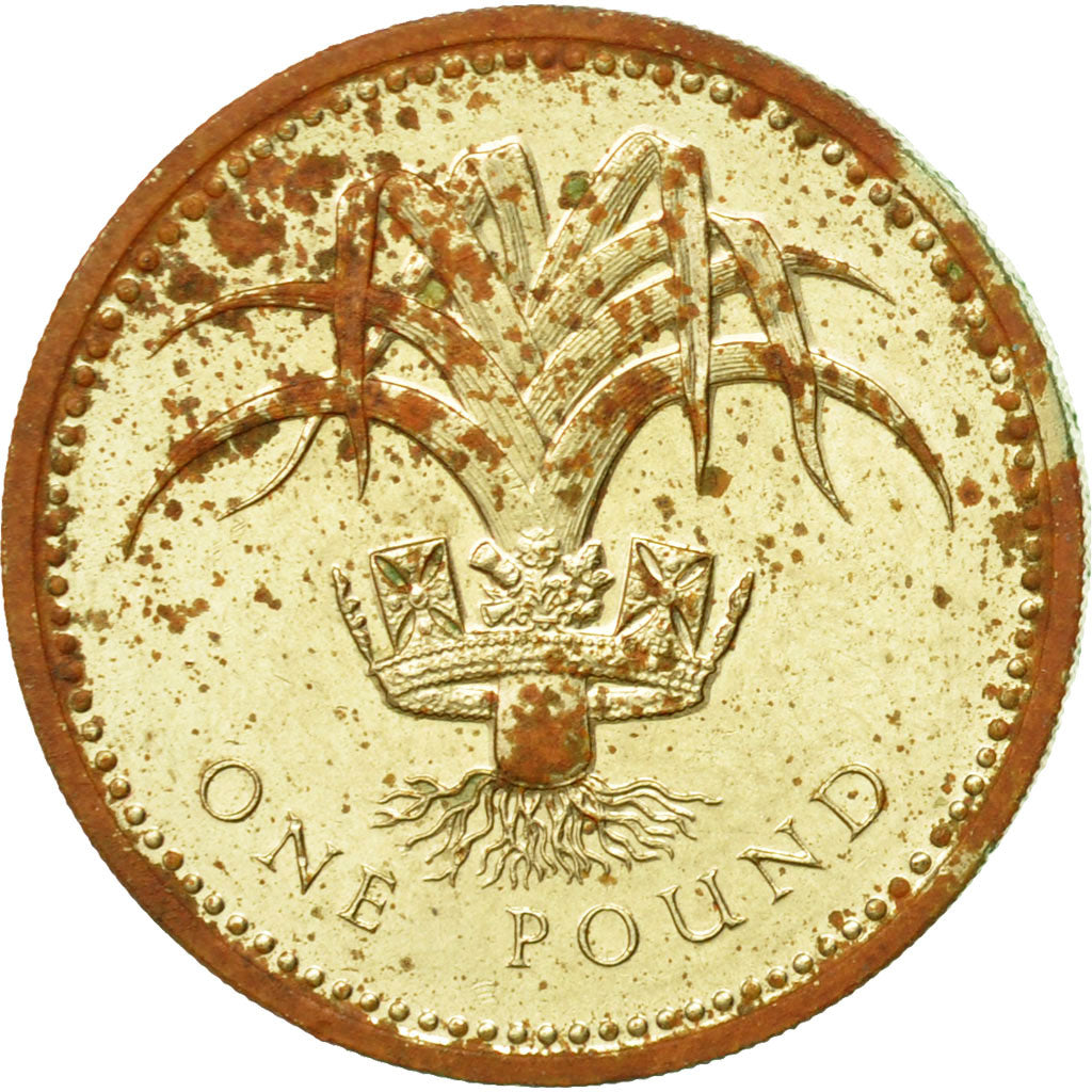 Coin, Great Britain, Elizabeth II, Pound, 1985, AU(50-53), Nickel-brass, KM:941