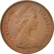 Coin, Great Britain, Elizabeth II, 2 Pence, 1981, British Royal Mint, EF(40-45)