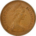 Monnaie, Grande-Bretagne, Elizabeth II, New Penny, 1971, TTB, Bronze, KM:915