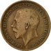Coin, Great Britain, George V, Penny, 1919, VF(20-25), Bronze, KM:810