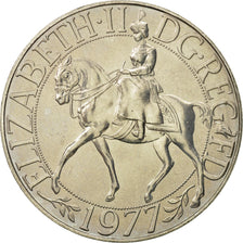 Moneda, Gran Bretaña, Elizabeth II, 25 New Pence, 1977, SC+, Cobre - níquel
