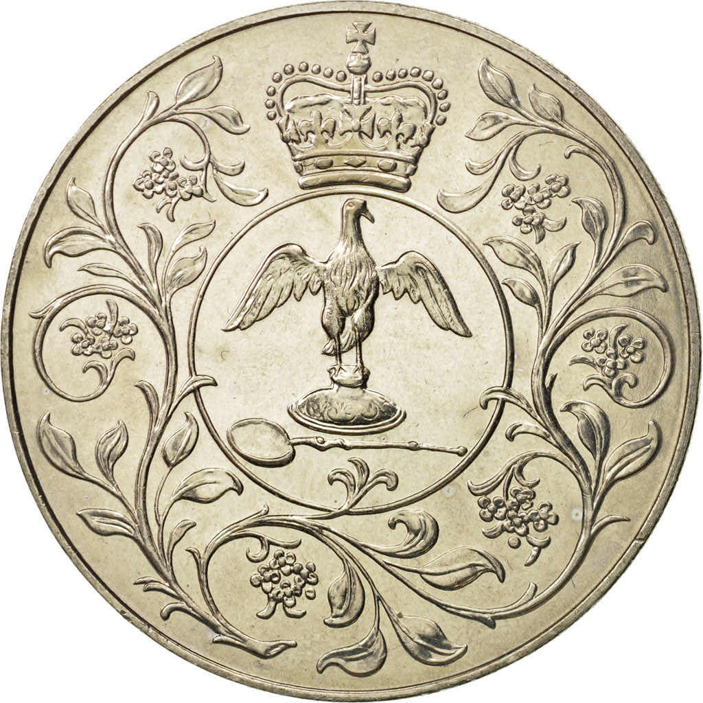 Coin, Great Britain, Elizabeth II, 25 New Pence, 1977, MS(64), Copper-nickel
