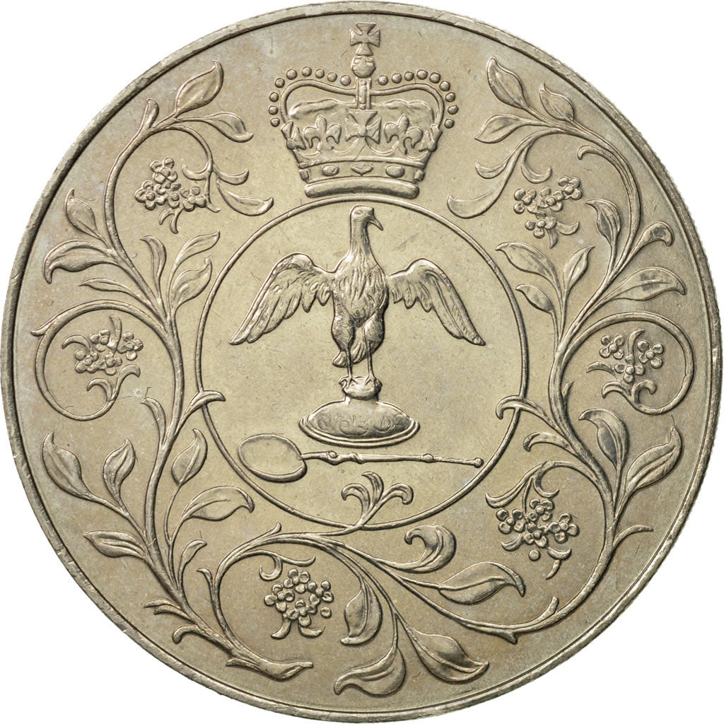 Coin, Great Britain, Elizabeth II, 25 New Pence, 1977, MS(64), Copper-nickel