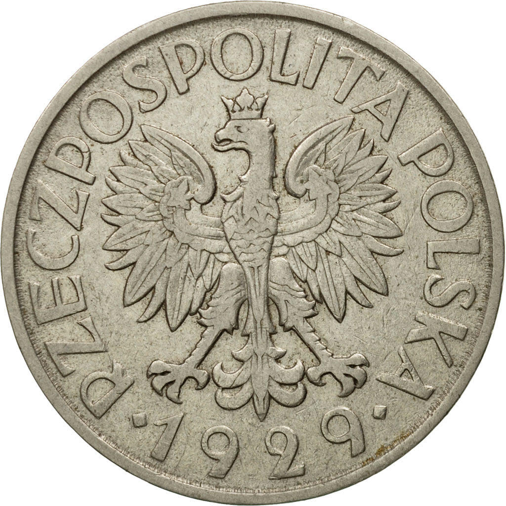 Monnaie, Pologne, Zloty, 1929, Warsaw, TTB+, Nickel, KM:14