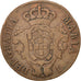 Monnaie, Azores, 20 Reis, 1796, TB, Cuivre, KM:3