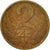 Coin, Poland, 2 Zlote, 1975, Warsaw, EF(40-45), Brass, KM:80.1