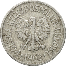 Coin, Poland, 10 Groszy, 1962, Warsaw, EF(40-45), Aluminum, KM:AA47