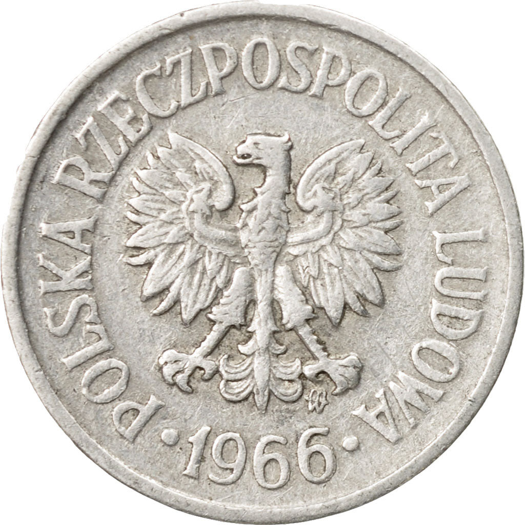 Monnaie, Pologne, 10 Groszy, 1966, Warsaw, TTB, Aluminium, KM:AA47