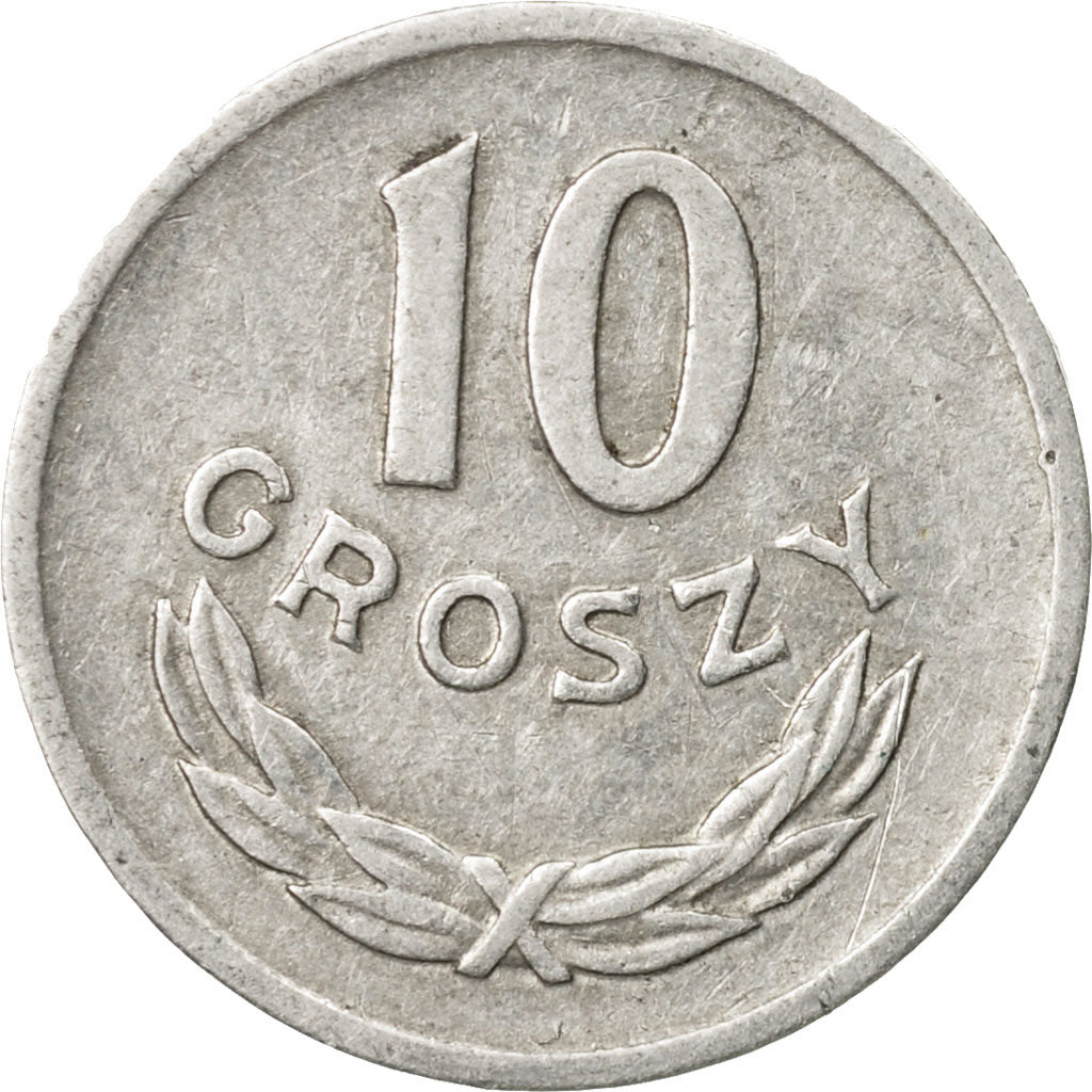 Monnaie, Pologne, 10 Groszy, 1966, Warsaw, TTB, Aluminium, KM:AA47