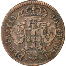 PORTUGAL, 3 Reis, III, 1764, KM #241.1, EF(40-45), Copper, 3.31