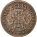 PORTUGAL, 3 Reis, III, 1764, KM #241.1, EF(40-45), Copper, 3.31
