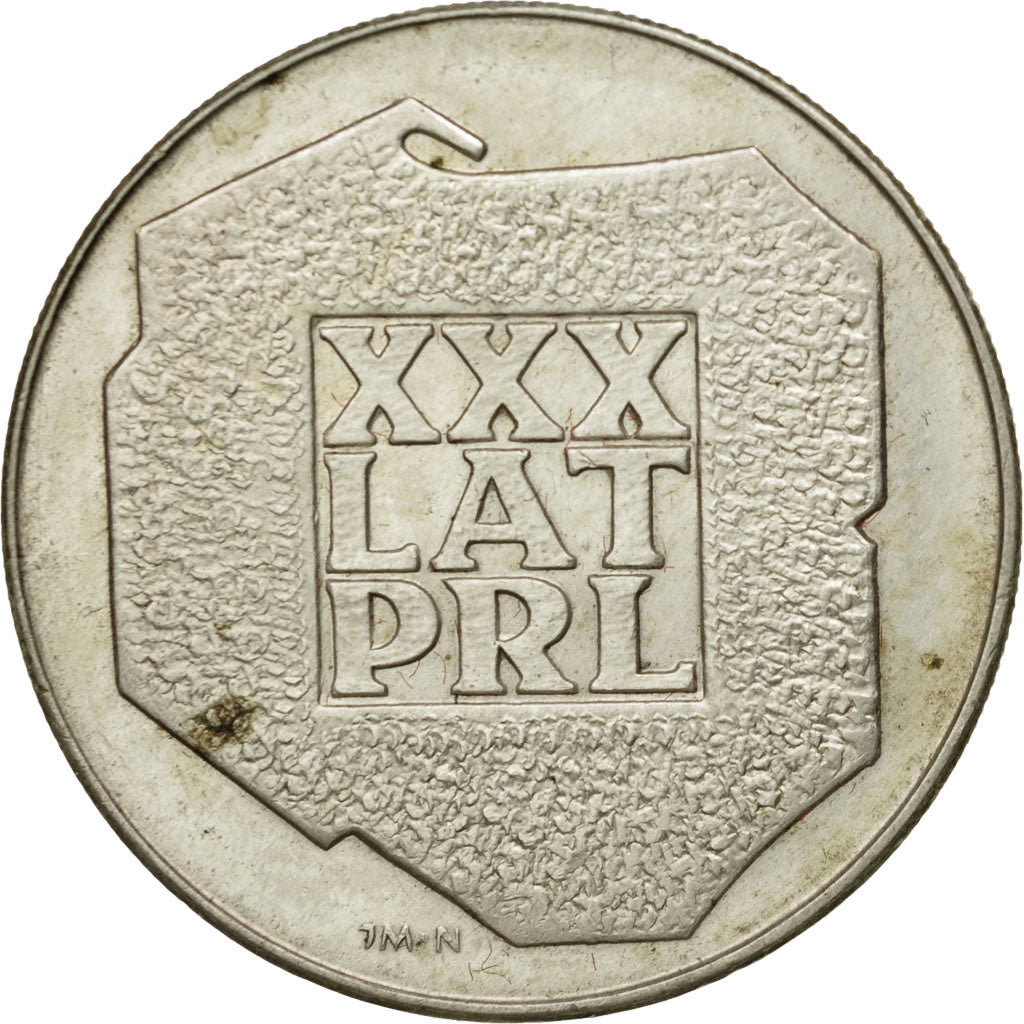 Coin, Poland, 200 Zlotych, 1974, Warsaw, EF(40-45), Silver, KM:72