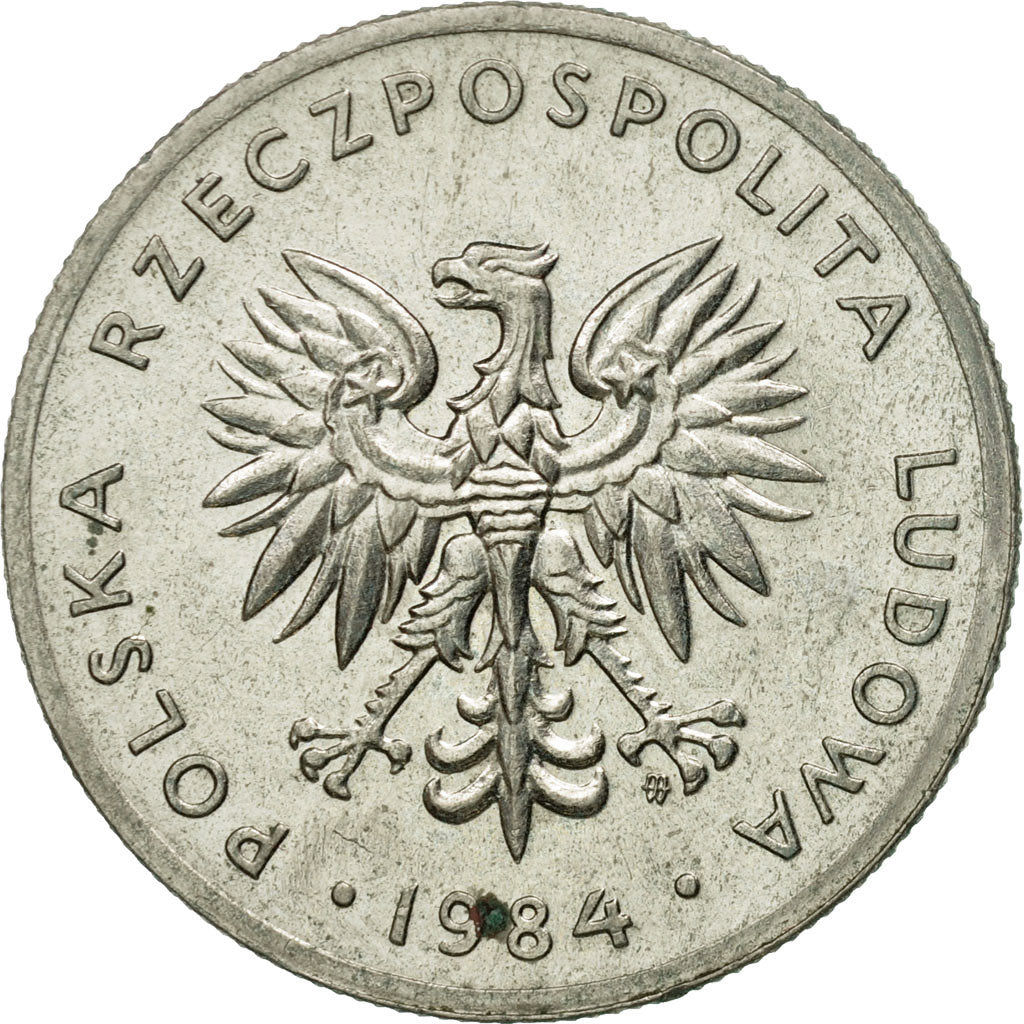 Münze, Polen, 20 Zlotych, 1984, Warsaw, SS+, Copper-nickel, KM:153.1