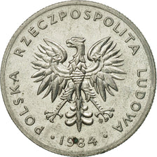Münze, Polen, 20 Zlotych, 1984, Warsaw, SS+, Copper-nickel, KM:153.1