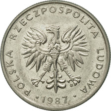 Moneta, Polonia, 20 Zlotych, 1987, Warsaw, BB+, Rame-nichel, KM:153.1