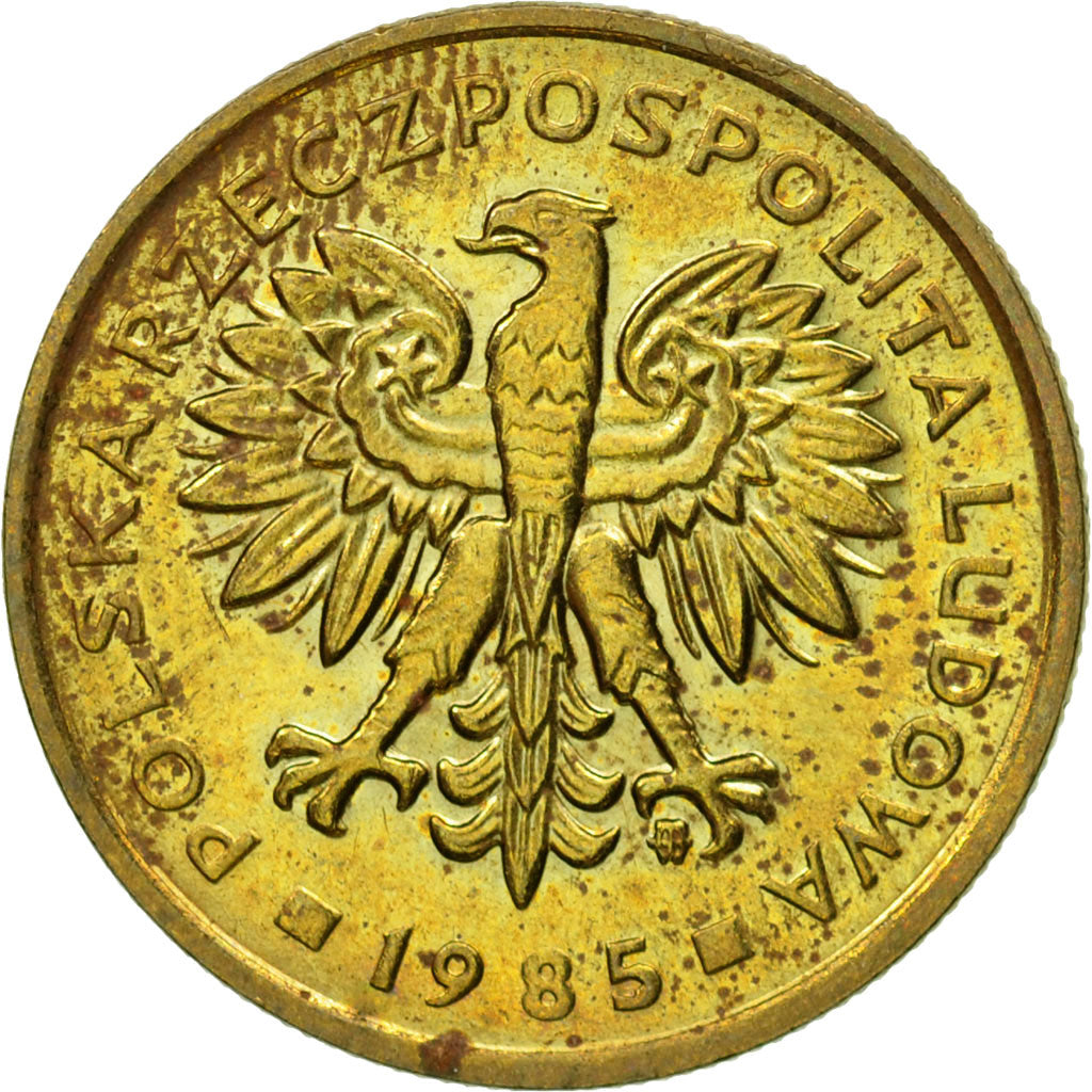 Monnaie, Pologne, 2 Zlote, 1985, Warsaw, TTB, Laiton, KM:80.1