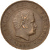 Munten, Portugal, Carlos I, 10 Reis, 1892, Portugal Mint, ZF+, Bronze, KM:532