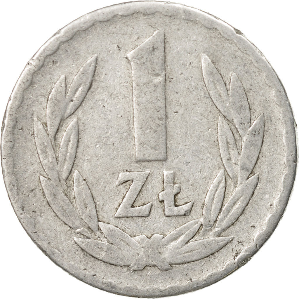 Coin, Poland, Zloty, 1957, Warsaw, VF(20-25), Aluminum, KM:49.1
