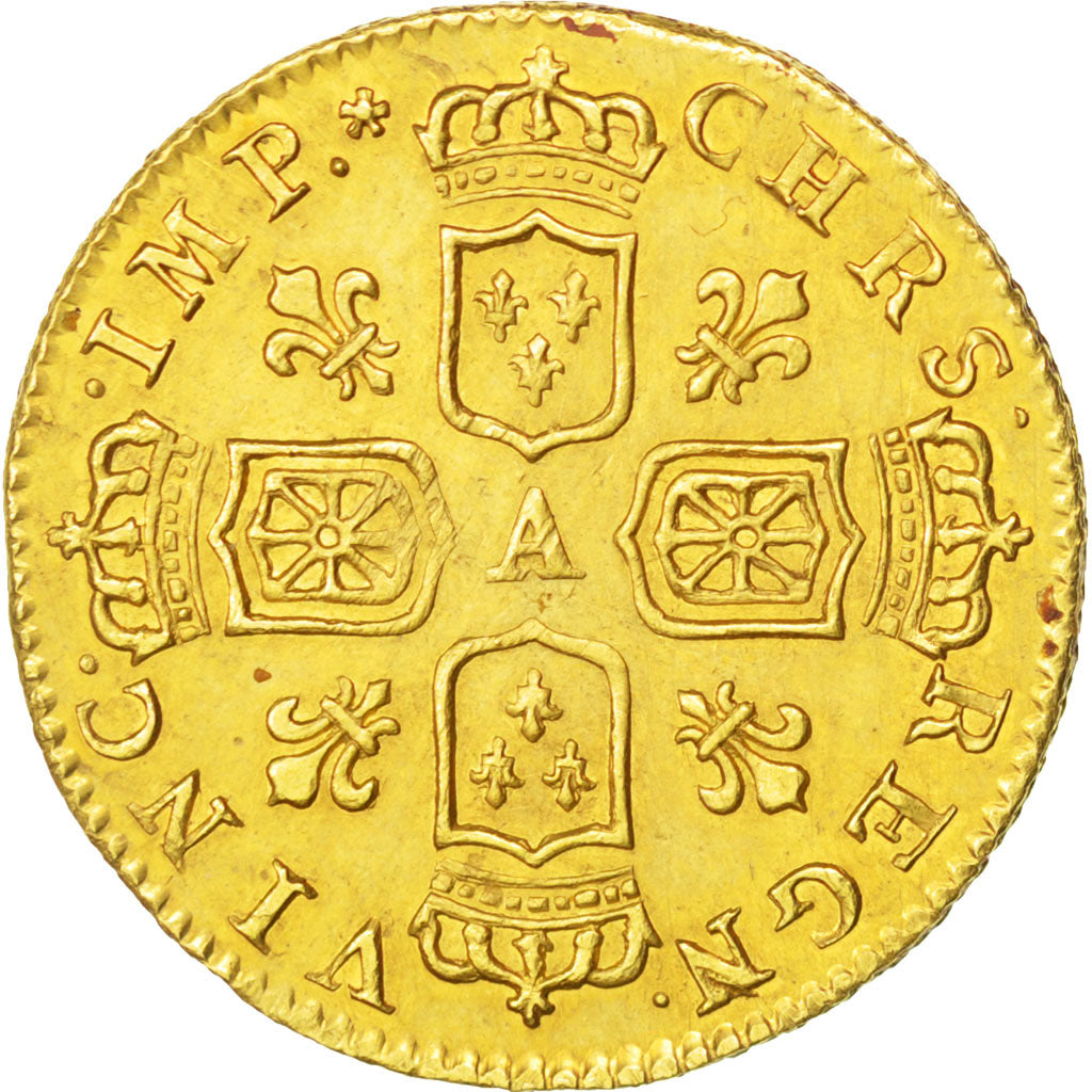 France, Louis XV, 1/2 Louis d'or de Noailles 1717 A (Paris), KM 430.1