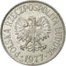 Coin, Poland, 50 Groszy, 1977, Warsaw, EF(40-45), Aluminum, KM:48.1