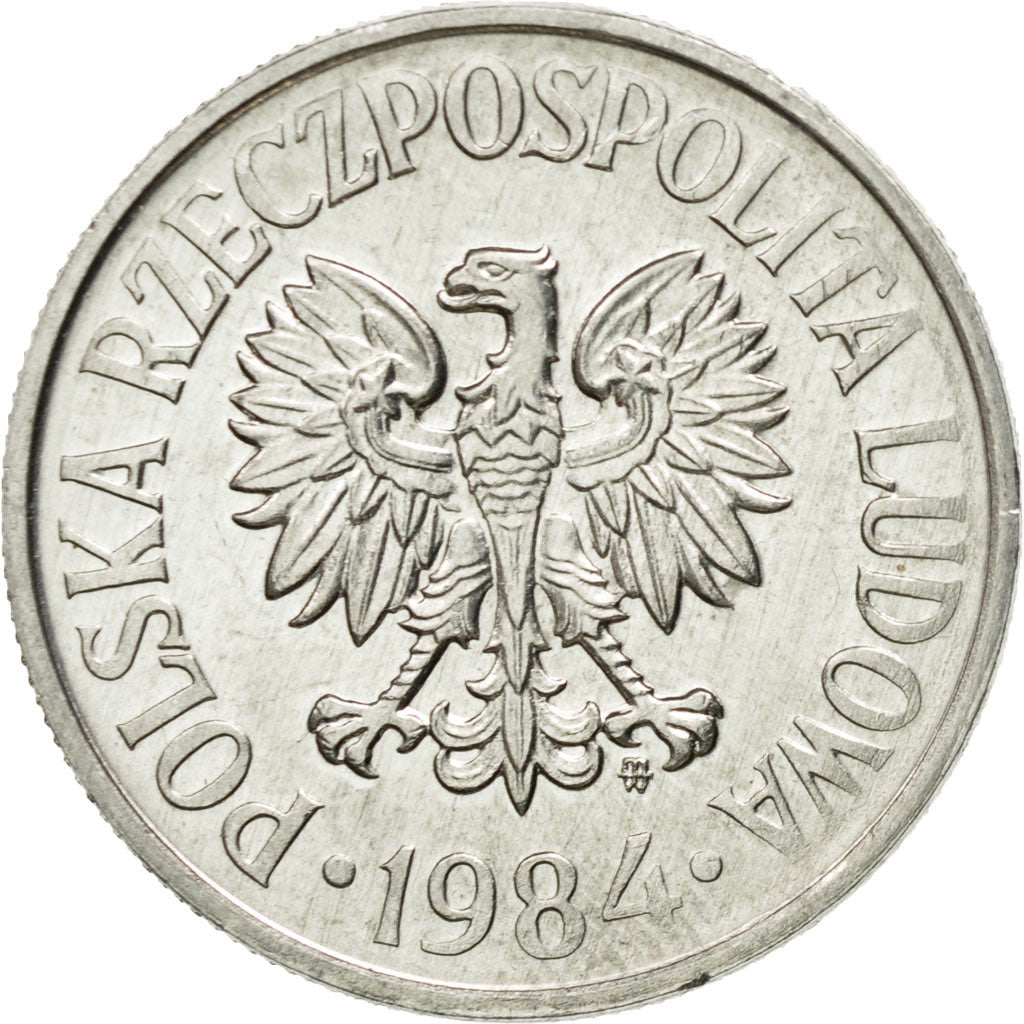 Monnaie, Pologne, 50 Groszy, 1984, Warsaw, TTB, Aluminium, KM:48.1