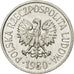 Monnaie, Pologne, 20 Groszy, 1980, Warsaw, TTB+, Aluminium, KM:A47