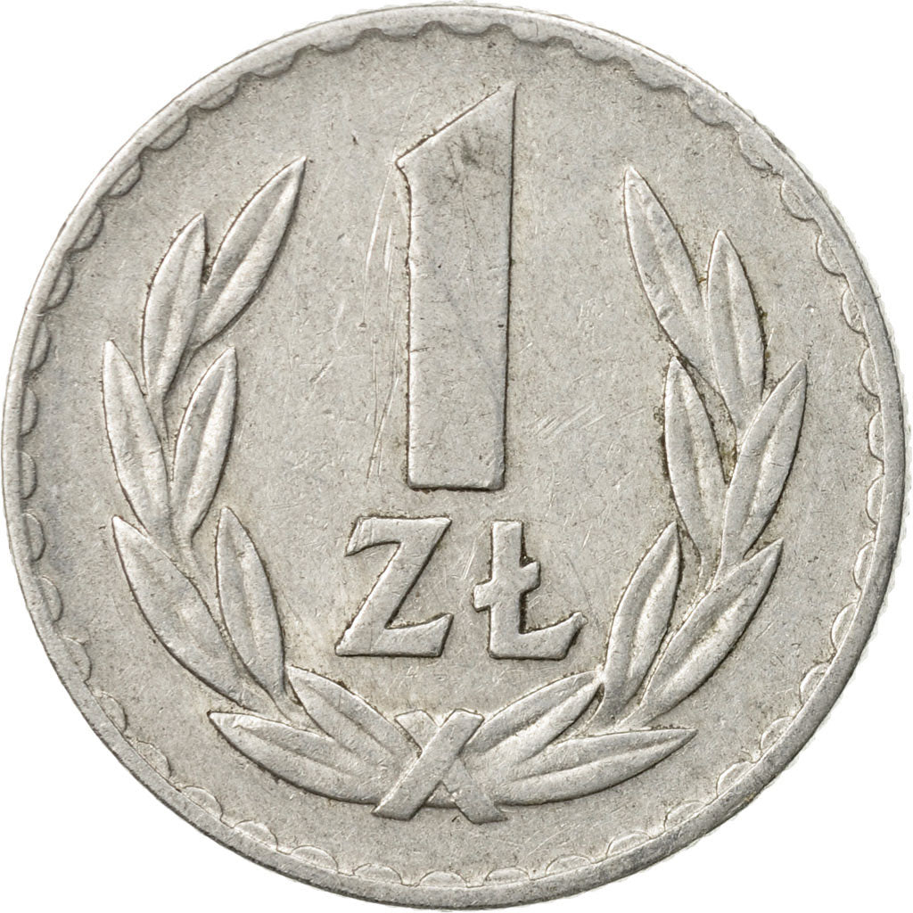 Moneta, Polonia, Zloty, 1973, Warsaw, BB, Alluminio, KM:49.1