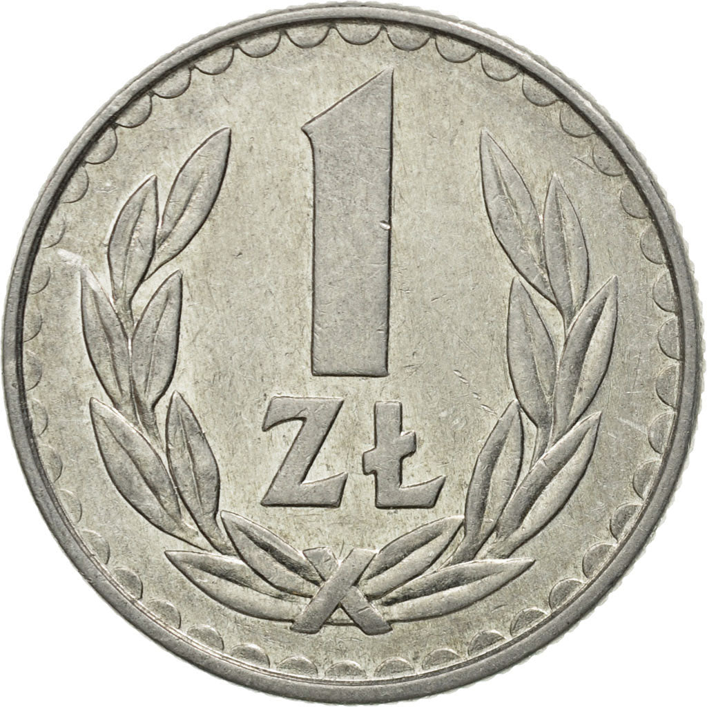 Coin, Poland, Zloty, 1984, Warsaw, EF(40-45), Aluminum, KM:49.1