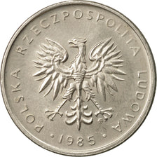 Münze, Polen, 10 Zlotych, 1985, Warsaw, SS+, Copper-nickel, KM:152.1