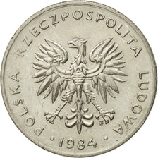 Coin, Poland, 20 Zlotych, 1984, Warsaw, AU(50-53), Copper-nickel, KM:153.1