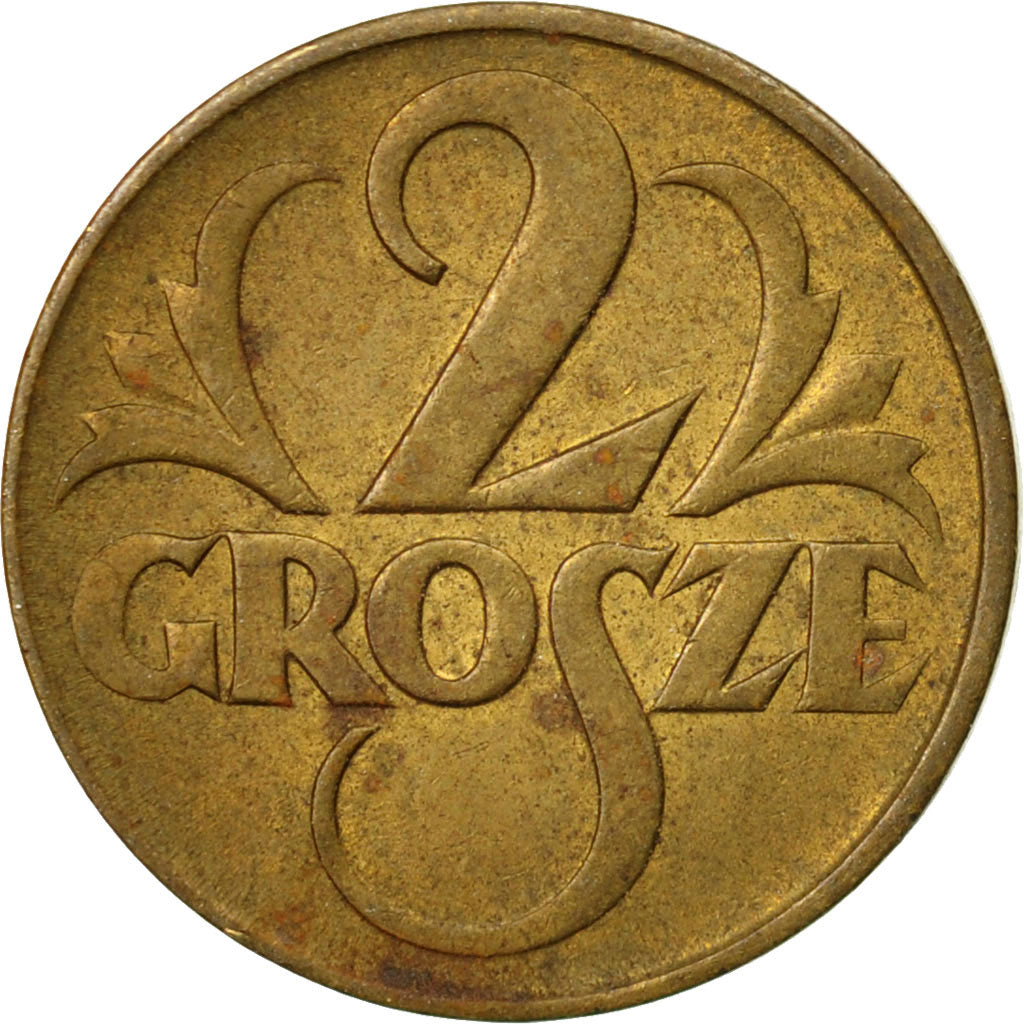 Coin, Poland, 2 Grosze, 1923, Warsaw, EF(40-45), Brass, KM:9