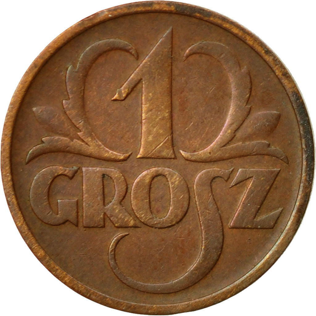 Coin, Poland, Grosz, 1936, Warsaw, EF(40-45), Bronze, KM:8a