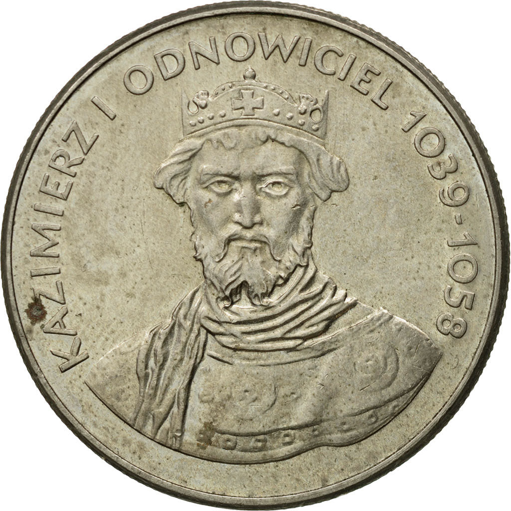 Coin, Poland, 50 Zlotych, 1980, Warsaw, EF(40-45), Copper-nickel, KM:117
