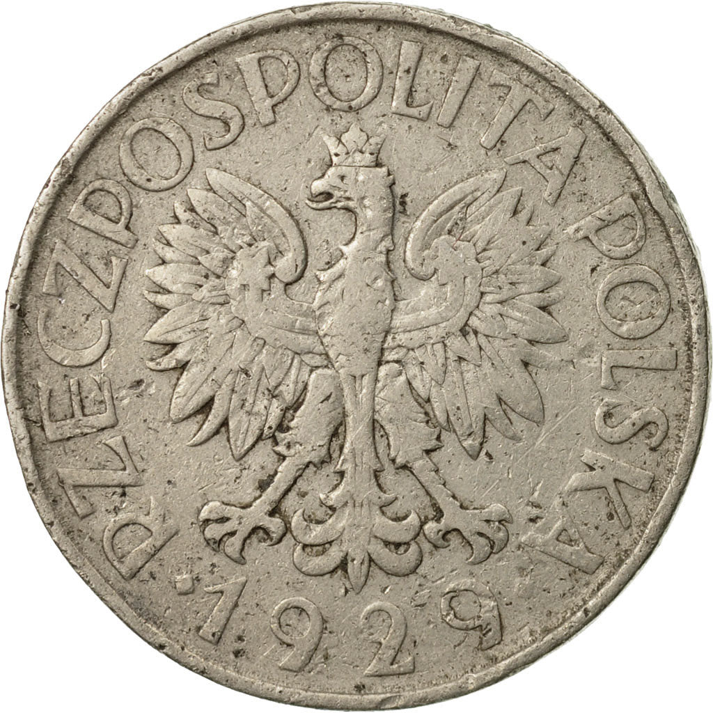 Coin, Poland, Zloty, 1929, Warsaw, EF(40-45), Nickel, KM:14