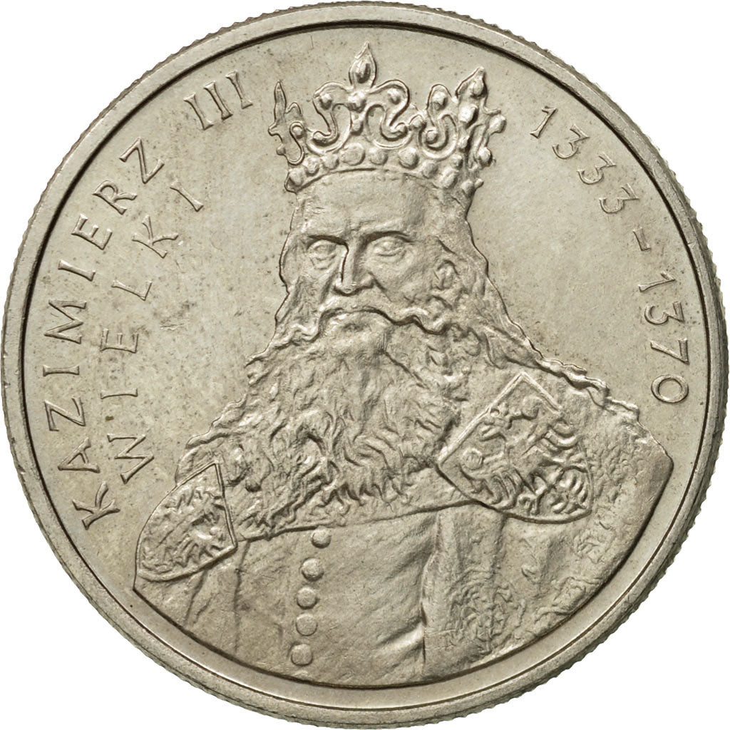 Moneta, Polska, 100 Zlotych, 1987, Warsaw, EF(40-45), Miedź-Nikiel, KM:167