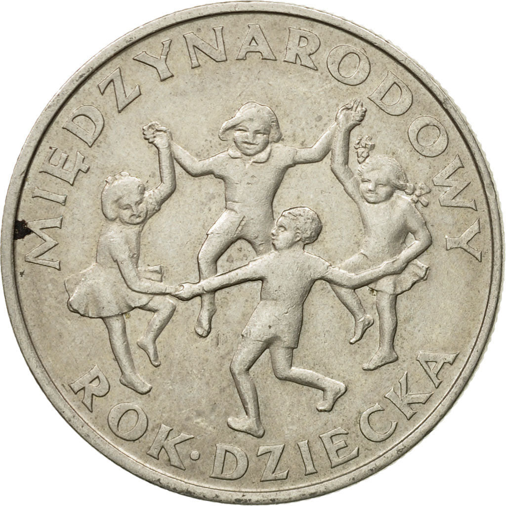 Moneda, Polonia, 20 Zlotych, 1979, Warsaw, MBC, Cobre - níquel, KM:99