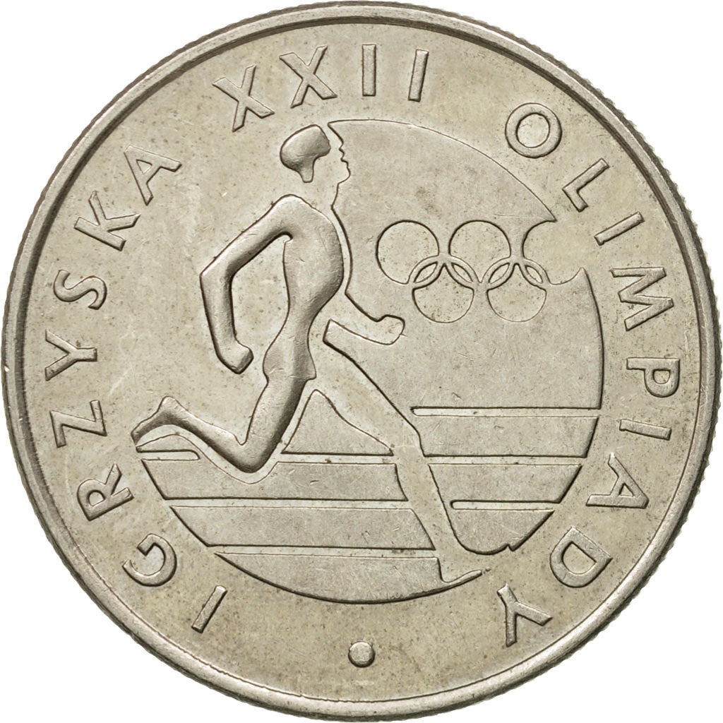 Coin, Poland, 20 Zlotych, 1980, Warsaw, EF(40-45), Copper-nickel, KM:108